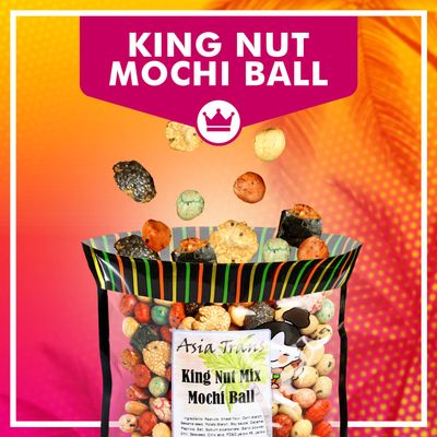 Oriental Rice Cracker Iso Peanut Mochi Balls - 12 Ounce - Asia Trans &amp; Co.