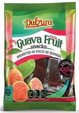 Dulzura Borincana Kit: Vegan Guava Fruit Snack Bars (4 Pack) 4.64oz Each Bag - Non GMO Gluten Free