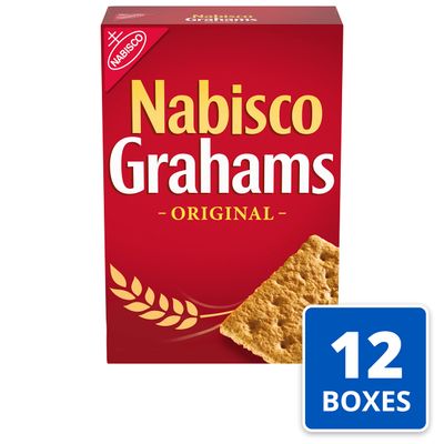 Nabisco Original Grahams, 12 - 14.4 Ounce Boxes (Pack of 12)