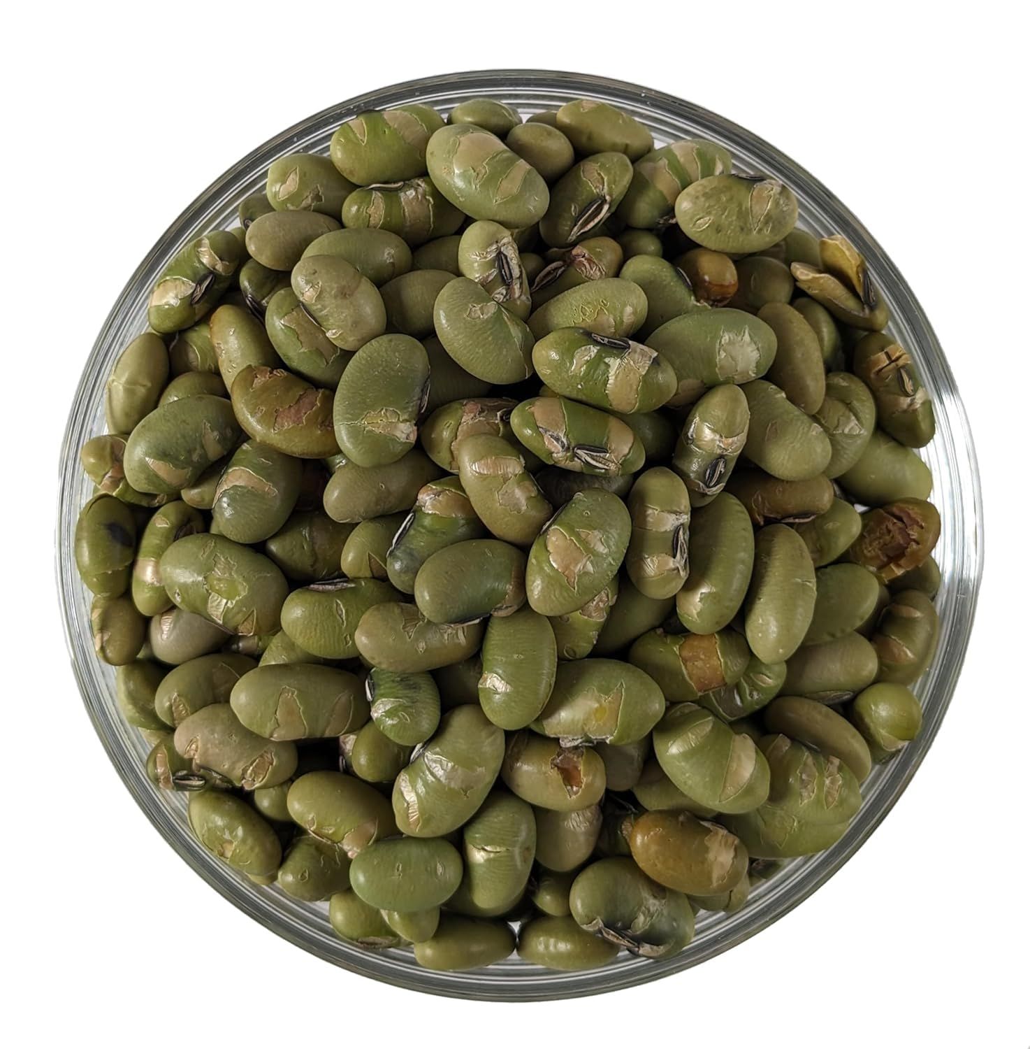 Dry Roasted Salted Green Edamame 1 Lb. - Healthy diet snacks - Crunchy Dry Roasted Edamame Beans Snack - in Resealable Bag 16 Oz