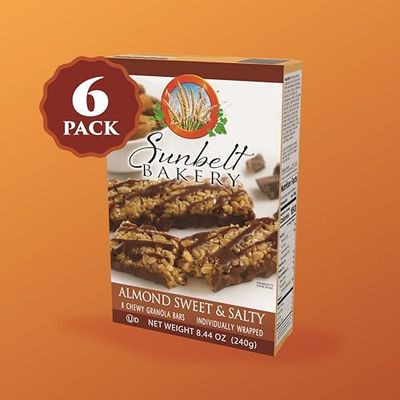 Sunbelt Bakery Almond Sweet &amp; Salty Chewy Granola Bars, 48-1.0 OZ Bars
