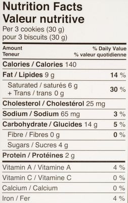 Turkey Hill Sugarbush 100% Pure Canadian Maple Syrup Shortbread Cookies, All-Natural Ingredients Delicious Butter Cookies for Kids and Adults, (Pack of 1 Box, 170 gr)