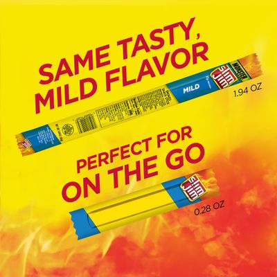 Slim Jim Smoked Meat Sticks, Mild Flavor, 6g Protein Per Serving, Snack Size, 0.28 oz. (26 Count)