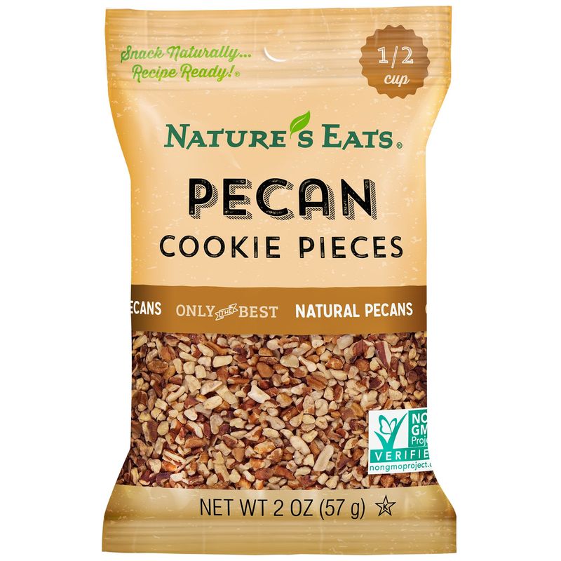 Nature&#39;s Eats Pecan Cookie Pieces, 2 Ounce (Pack of 12)