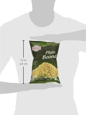 Great Bazaar Swad Plain Boondi Snacks, 10 Ounce