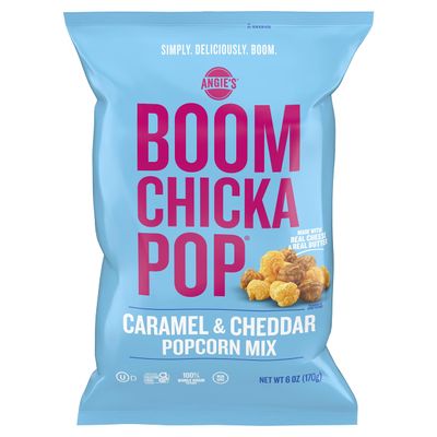Angies BOOMCHICKAPOP Caramel and Cheddar Mix Popcorn, 6 Oz