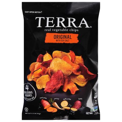 Terra Original Sea Salt Real Vegetable Chips 1.5 oz (Pack of 24)