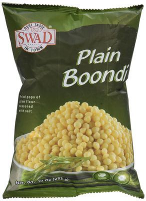 Great Bazaar Swad Plain Boondi Snacks, 10 Ounce