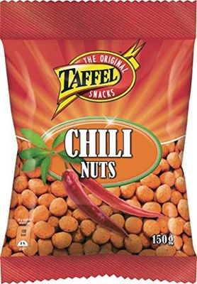 Taffel Chili Nuts - Chili Seasoning Candied Nuts - Original - Finnish - Snacks - Bag 150g