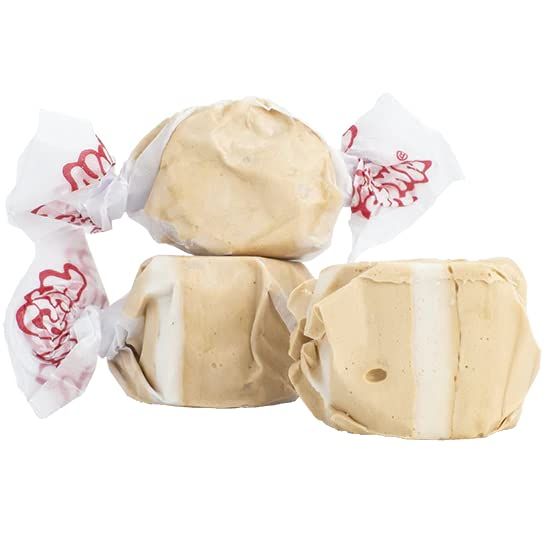 Taffy Town Candies- Butterscotch | Gourmet Taffy| Nougat-Style Candy| Soft &amp; Delicious| Sumer Snack Treats| Party Good Candies| 2.5lbs