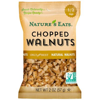 Nature&#39;s Eats Chopped Walnuts, 2 Ounce (Pack of 12)