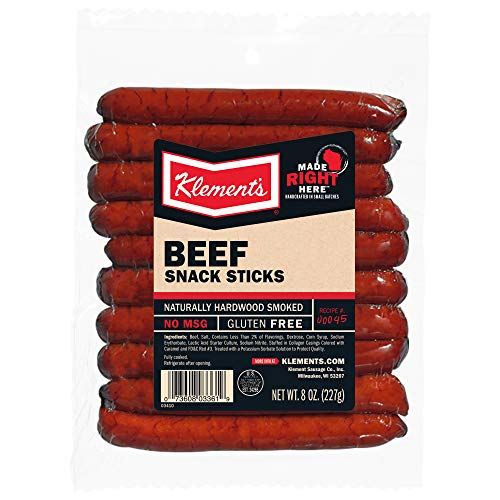 Klements Snack Sticks 8oz (Beef)