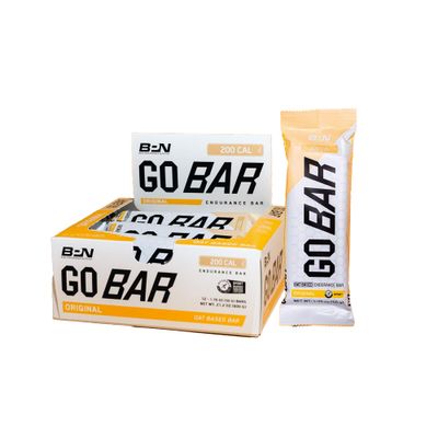 Bare Performance Nutrition BPN Go Bar, Oat Based Endurance Training Bar 36g of Carbohydrates and 200 Calories Per Bar, 12 Bars Per Box, Original Oat