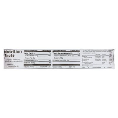 Glutino Chocolate Vanilla Creme Cookies, 10.6 Ounce - 12 per case.