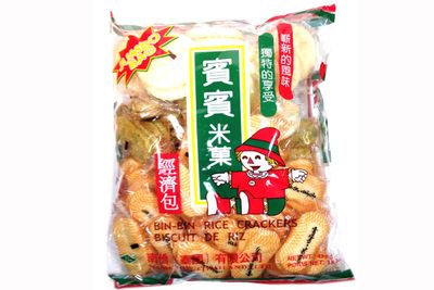 Bin Bin Crispy Rice crackers (Regular 15.8 oz, 1 Pack)