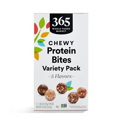 365 by Whole Foods Market, Chewy Protein Bites Variety Pack, 1.58 Ounce (Pack of 5)