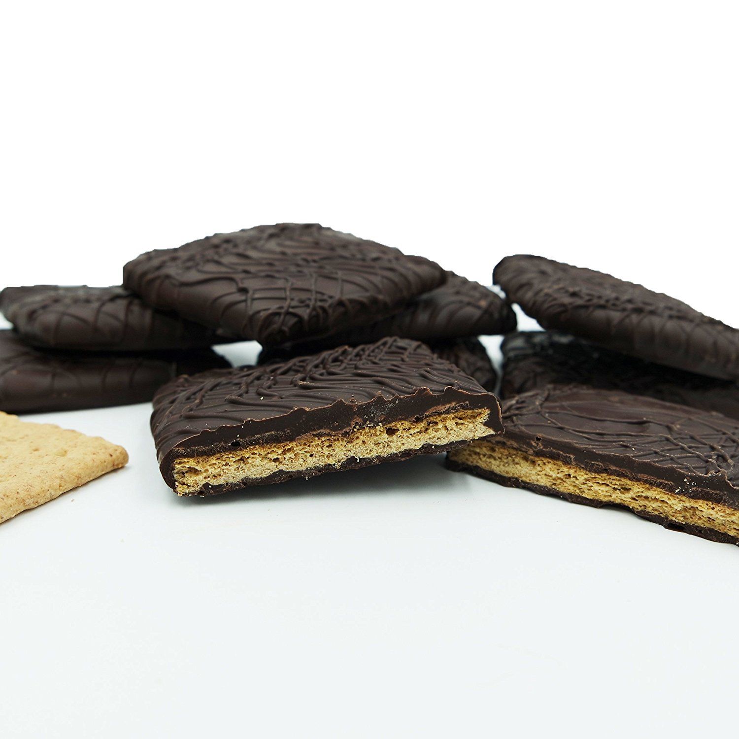 Philadelphia Candies Honey Graham Crackers, Dark Chocolate Covered 2 Pound Gift Box