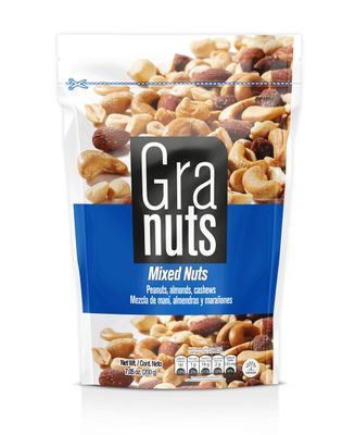 Granuts Mixed Nuts Family Pack | Almonds, Peanuts &amp; Cashews | Crunchy  Soft Textures | 7.05 Oz (Pack of 1)