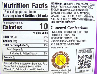 Nik-L-Nip Mini Drinks Candy, 8 Count, Pack of 3