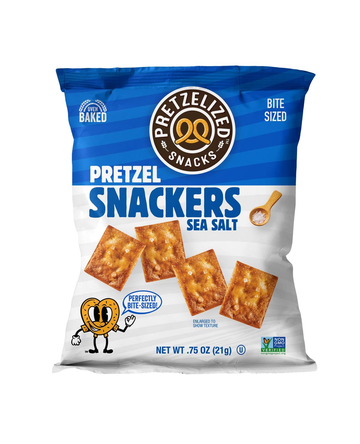Pretzelized Pretzel Cracker Snack Packs - Sea Salt 24 ct