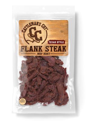 Cattleman&#39;s Cut Texas Style Flank Steak Beef Jerky, 9 Ounce
