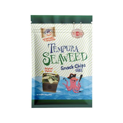 Swashbuckle Snacks Crispy Tempura Seaweed Snack Chips Original Flavor 5.29oz (150g), Made in Japan, Otsumami