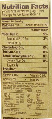 Trader Joe's Golden Rounds Crackers, 12 Oz.