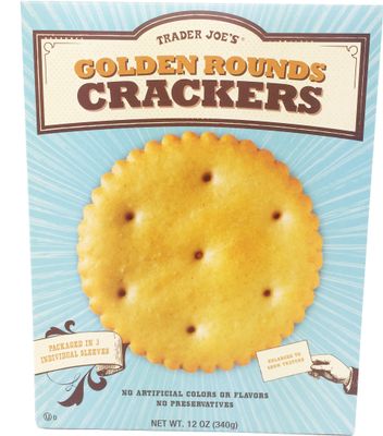 Trader Joe&#39;s Golden Rounds Crackers, 12 Oz.