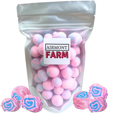 Freeze Dried Candy Cotton Candy Salt Water Taffy 2 oz - Cut To Bite Sized Pieces - Ships In Box - Deliciously Crunchy, Intense Flavor, Lightweight Snack (Cotton Candy)