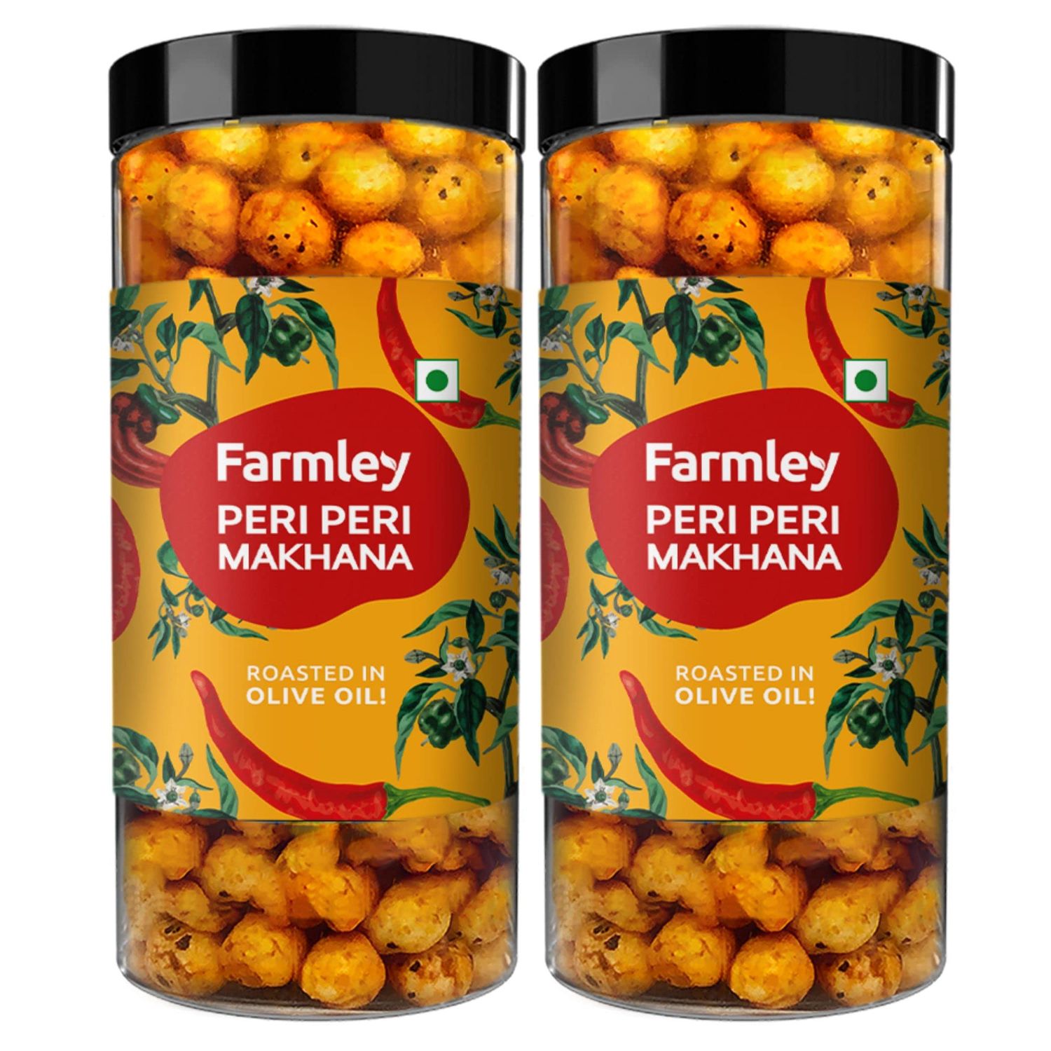 Peri peri Roasted Makhana in olive oil