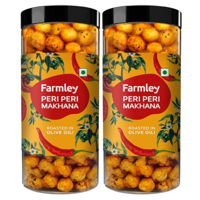 Peri peri Roasted Makhana in olive oil