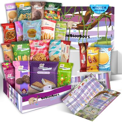 Maxi International Snack Box (Rainforest Themed) | Snacks Variety Pack of International Treats | Exotic Foreign Snacks Offering Unique Experience | Giftable Mix of Turkish Snacks | 20 Full-Size Snacks