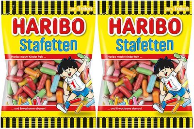 Haribo Stafetten Licorice Candy 2-Pack (2 x 175g)
