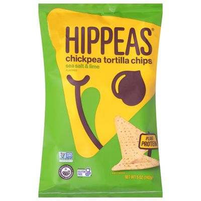 HIPPEAS Sea Salt &amp; Lime Chickpea Tortilla Chips, 5 OZ