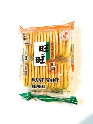 Want-Want Senbei(Rice Crackers)3.25 Oz-2 Pack