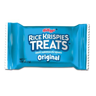 Kelloggs Rice Krispies Treats, Mini Squares, Crispy Marshmallow Squares, Original, Bulk Size (Pack of 600, 0.39 oz Bars)