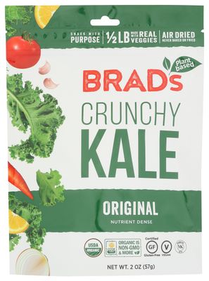 Brad&#39;s Plant Based Kale Chips, Original, 2 Oz