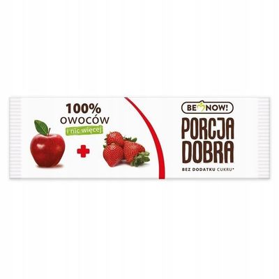 Be Now Healthy Fruit Bars - Apple &amp; Strawberry (Pack of 24) 100% Fruit Snacks for Kids and Adults - Sugar Free Snacks, Vegan, Non-GMO, Gluten-Free Snacks, Fruit Snacks.