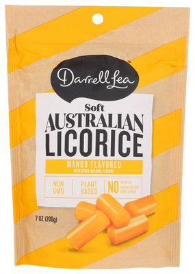 Darrell Lea Mango Soft Eating Liquorice, 7 oz Bags, 3 pk