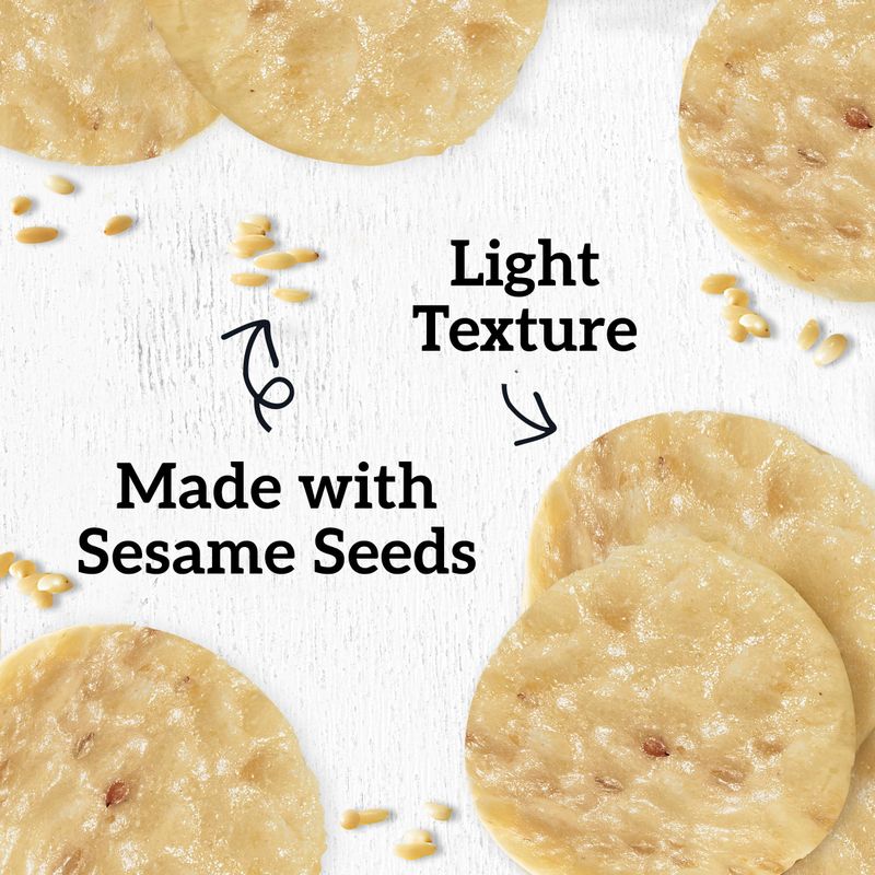 Good Thins Sesame Rice Snacks Gluten Free Crackers, 3.5 oz