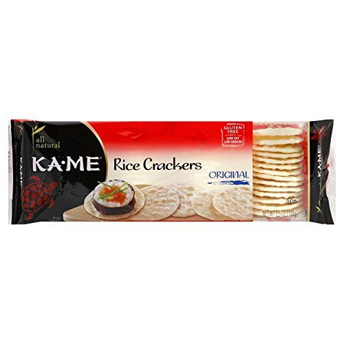 Kame Plain Rice Crunch Cracker, 3.5 Ounce - 12 per case.
