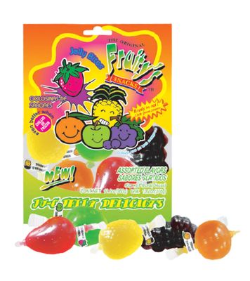 DinDon JU-C Jelly Fruity Snacks Golosinas de Sabores 12.6 oz Bag 3 Pack (JU-C Jelly)