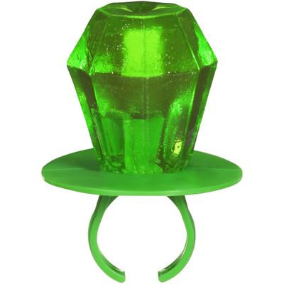 Ring Pop Individually Wrapped Green Watermelon 30 Count Bulk Lollipop Pack - Watermelon Flavored Lollipop Suckers - Fun Candy Bulk For Party Favors, Color-themed parties, & Bachelorette Parties