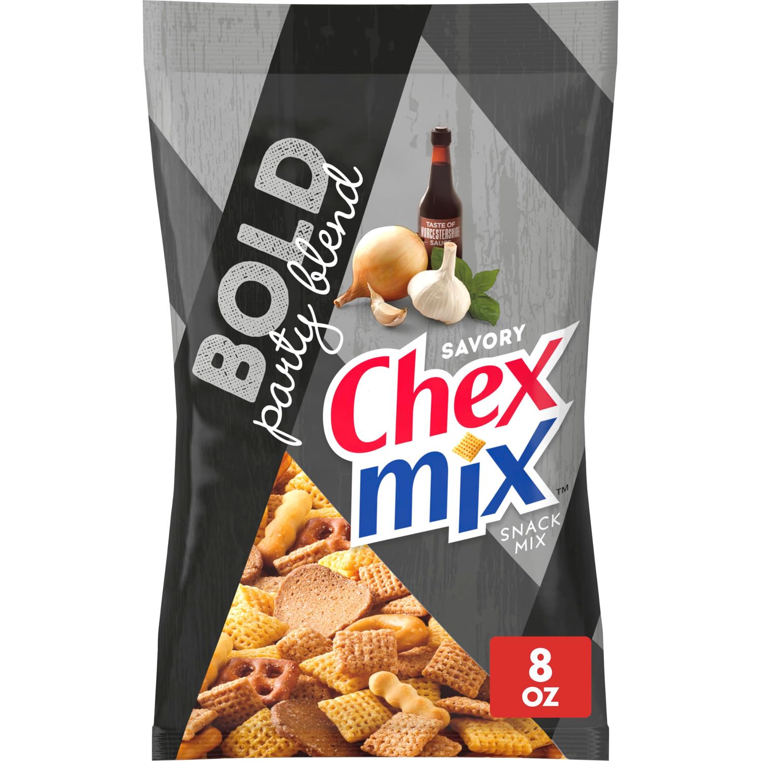 Chex Mix Savory Bold Party Blend Snack Mix, 8 oz