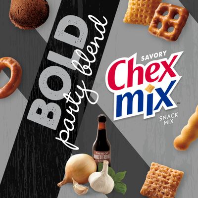 Chex Mix Savory Bold Party Blend Snack Mix, 8 oz