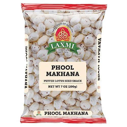 Laxmi Ful (Phool) Makhana - Puffed Lotus Seeds - 200 Grams