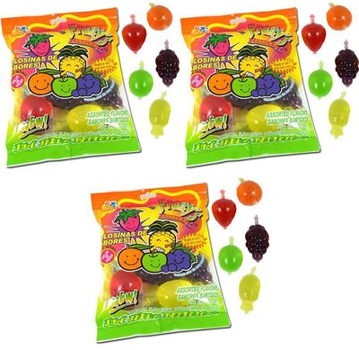 Din Don Fruity&#39;s JU-C Jelly Fruit Snacks Pack of 3