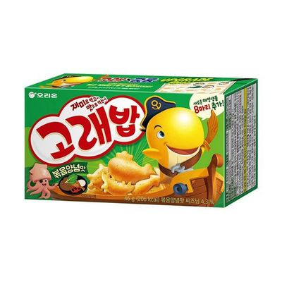 Korean Snack Orion Goraebab Baked Marine Boy Sea Creatures Shaped (Baked Seasoning Flavour) 46g x 5pack