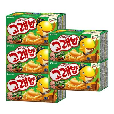 Korean Snack Orion Goraebab Baked Marine Boy Sea Creatures Shaped (Baked Seasoning Flavour) 46g x 5pack