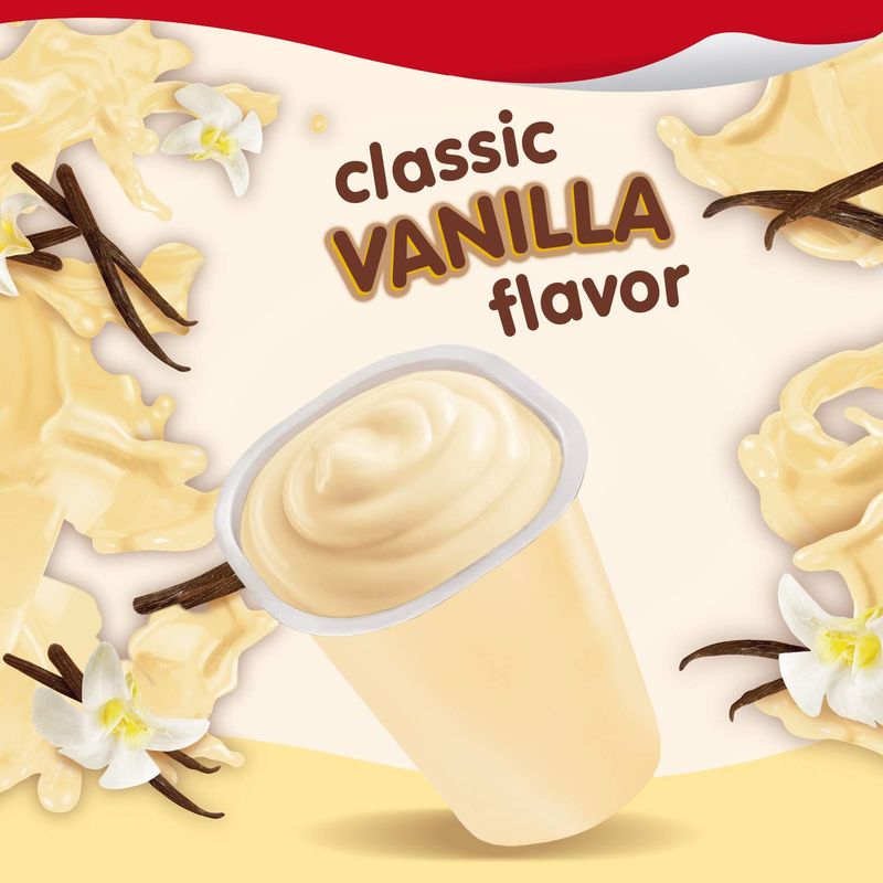 Super Snack Pack Vanilla Pudding Cups, 6 Count, 8 Pack